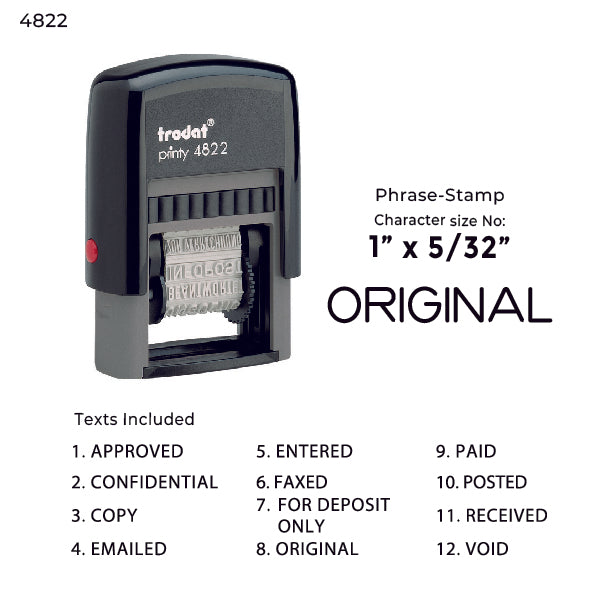 Trodat Printy 4822 Self Inking Dater