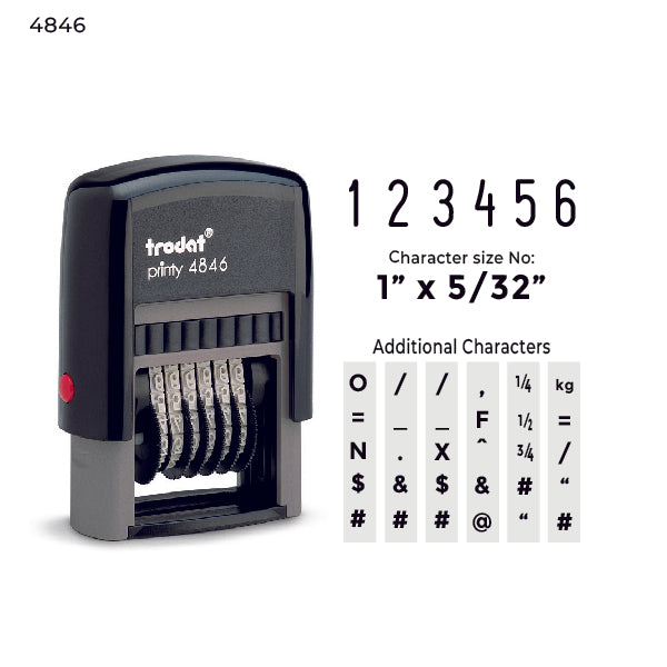 Trodat Printy 4846 Self Inking Dater