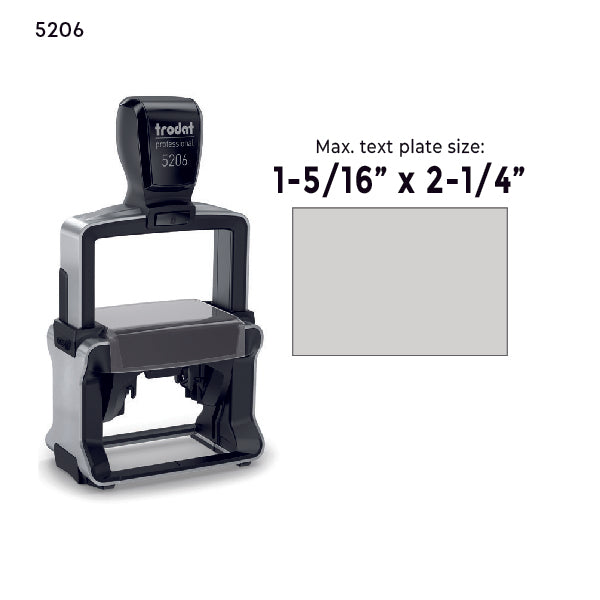 Trodat 5206 Heavy Duty Self Inking Stamp