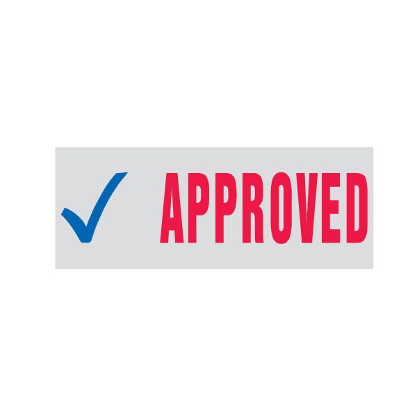 Approved Rubber Stamp