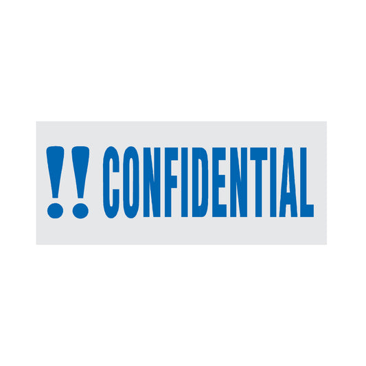 Confidential Rubber Stamp