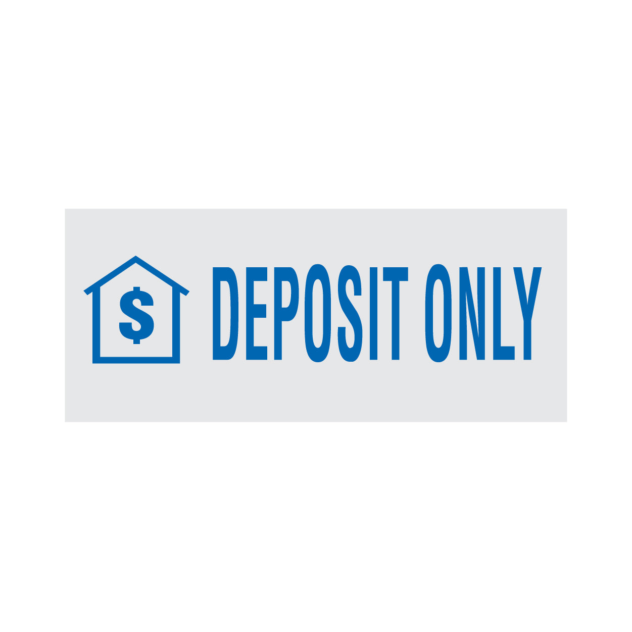Deposit Only Rubber Stamp