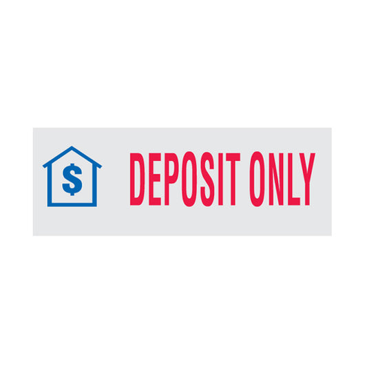 Deposit Only Rubber Stamp
