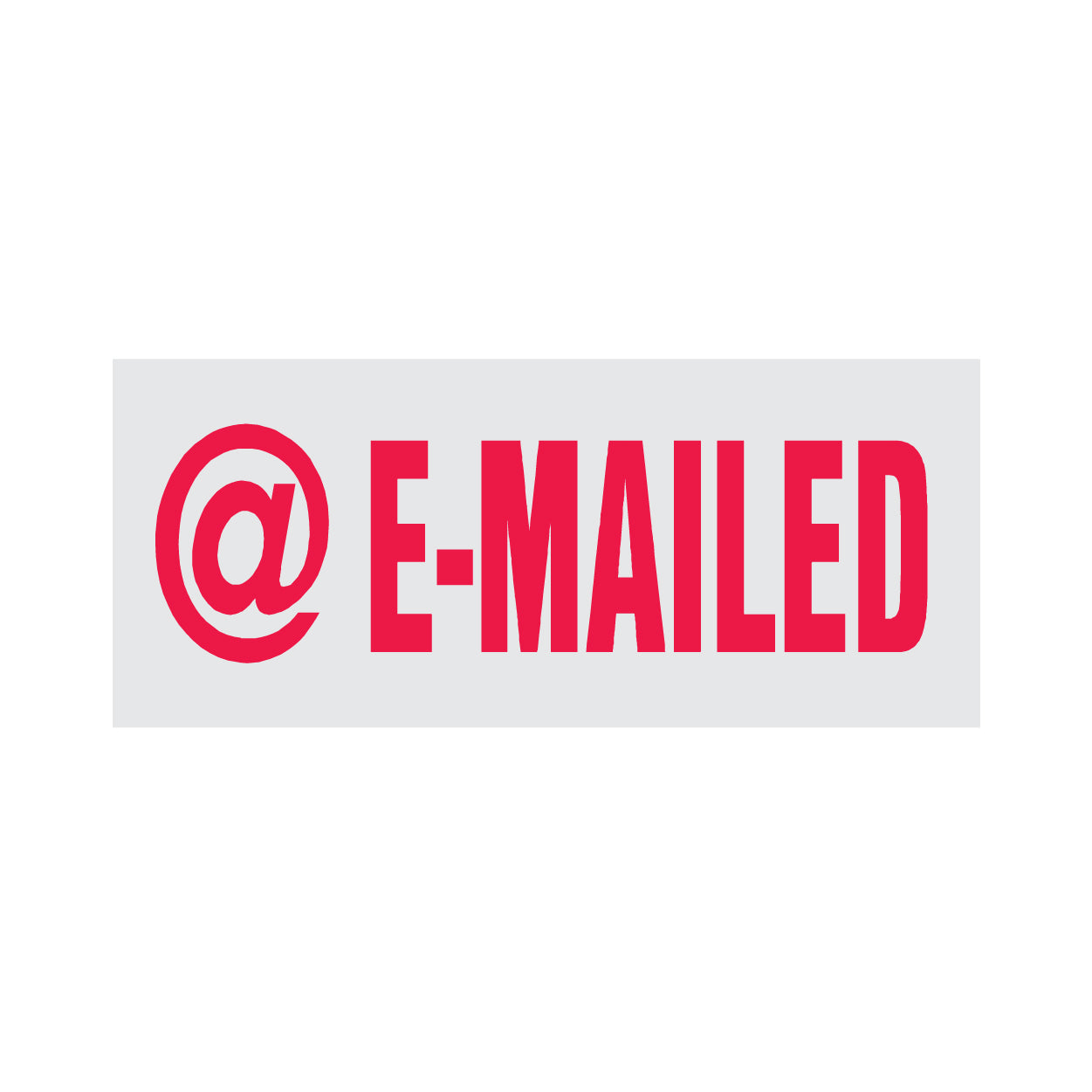 Emailed Rubber Stamp