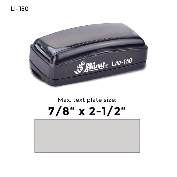 Shiny LI-150 Pre-Inked Stamp
