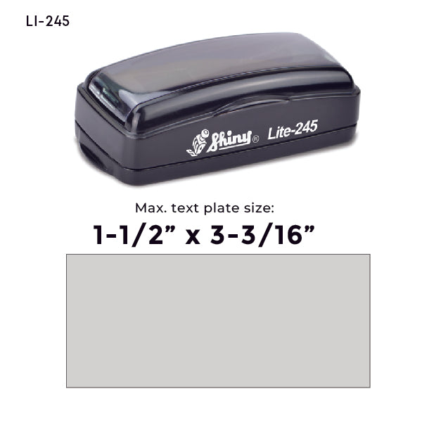 Shiny LI-245 Pre-Inked Stamp
