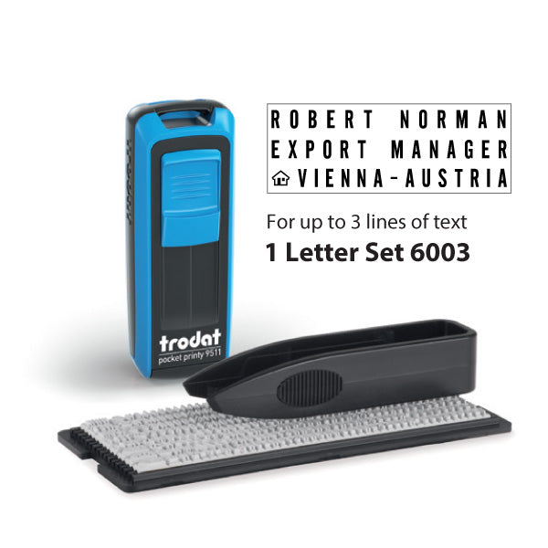 Trodat Pocket Printy Stamp 9511