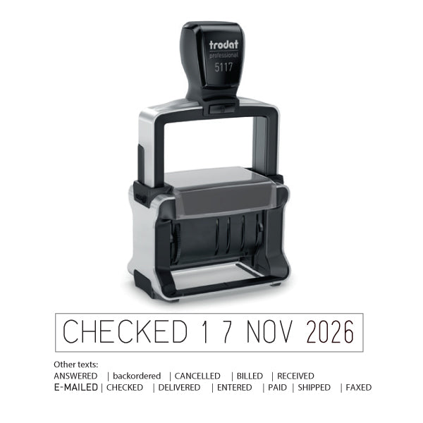 Trodat 5117 Self Inking Dater