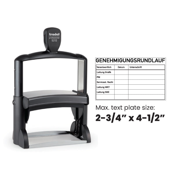 Trodat 5212 Heavy Duty Self Inking Stamp