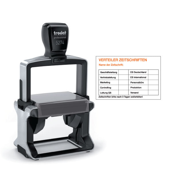 Trodat 5274 Heavy Duty Self Inking Stamp