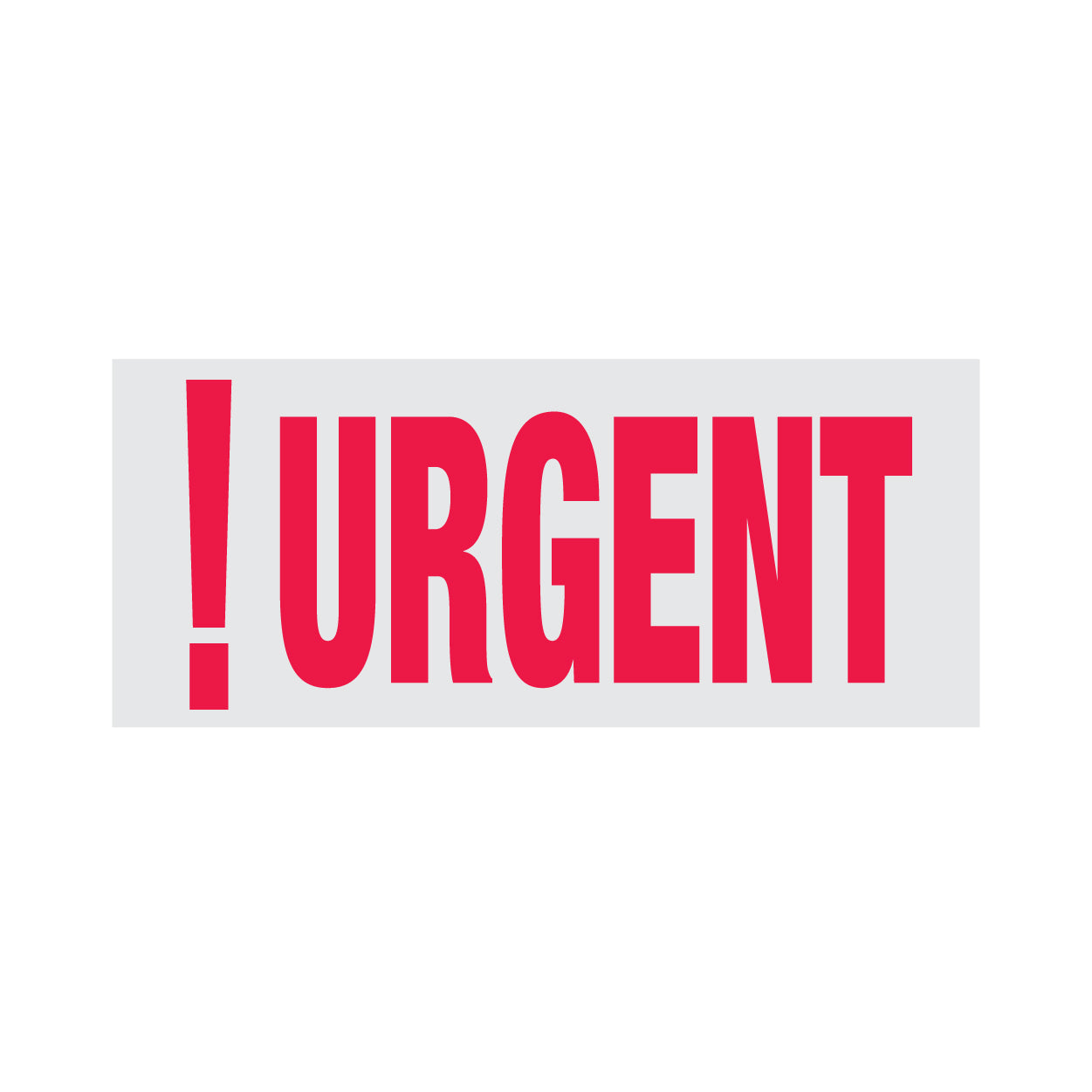Urgent Rubber Stamp
