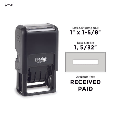 Trodat Printy 4750 Self Inking Dater
