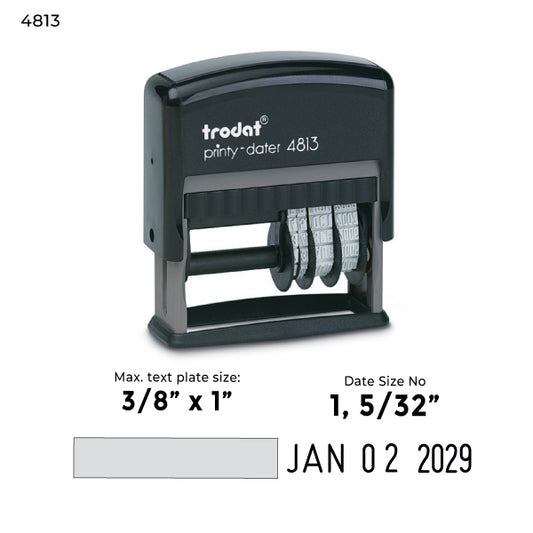 Trodat Printy 4813 Self Inking Dater
