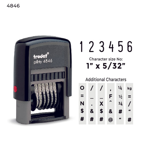 Trodat Printy 4846 Self Inking Dater