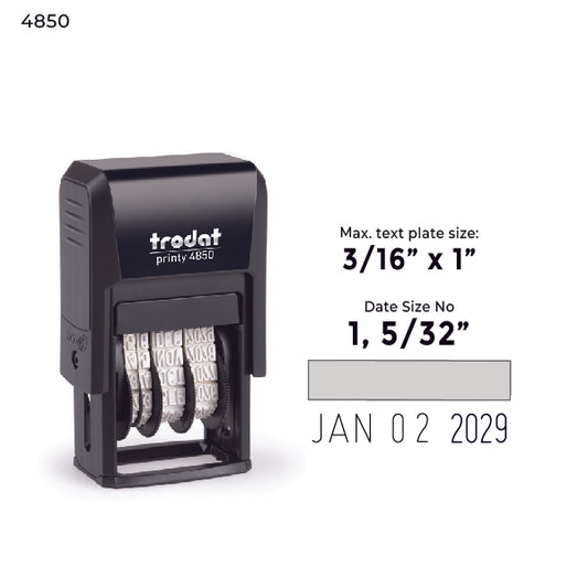 Trodat Printy 4850 Self Inking Dater
