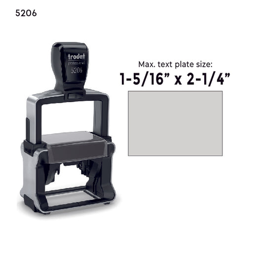 Trodat 5206 Heavy Duty Self Inking Stamp