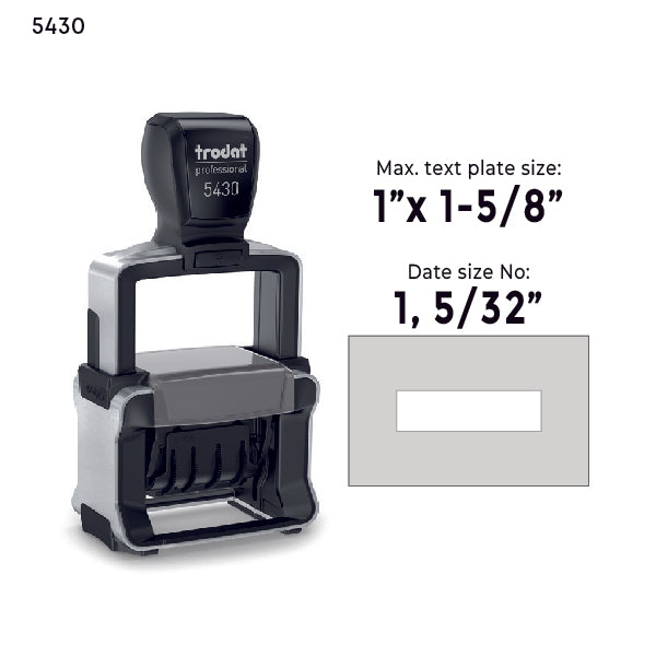 Trodat 5430 Self Inking Dater