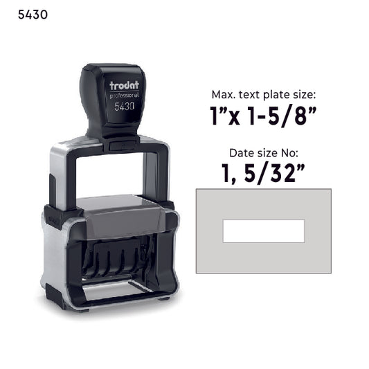 Trodat 5430 Self Inking Dater
