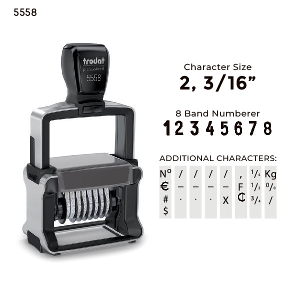 Trodat 5558 Professional Numberer – Fast Rubber Stamps