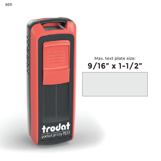 Trodat Pocket Printy Stamp 9511