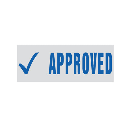 Approved Rubber Stamp