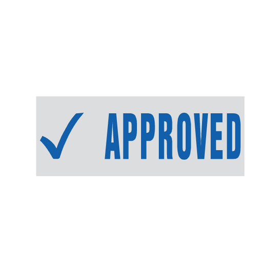 Approved Rubber Stamp