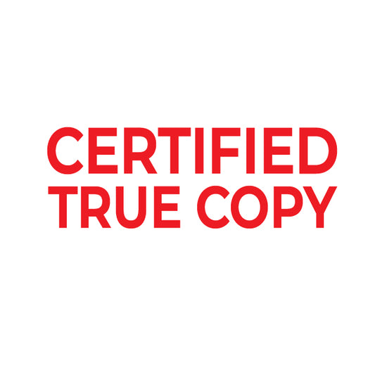 Certified True Copy