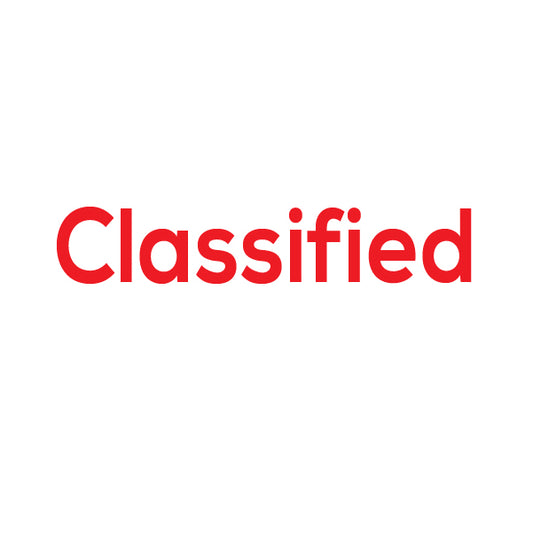 Classified Rubber Stamp - Capitalise