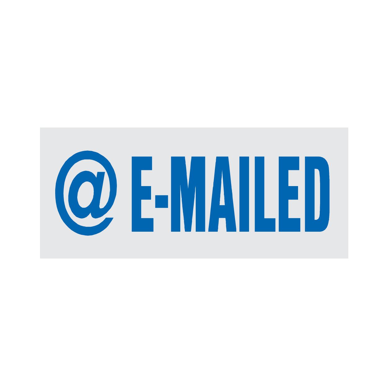 Emailed Rubber Stamp