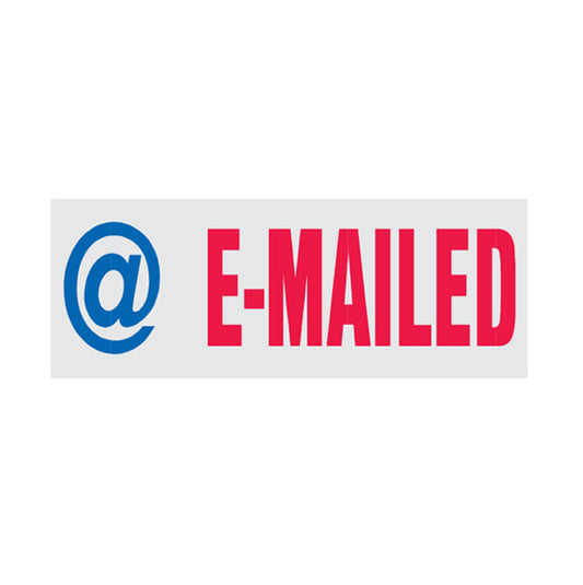 Emailed Rubber Stamp