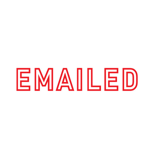 Emailed Rubber Stamp Outline