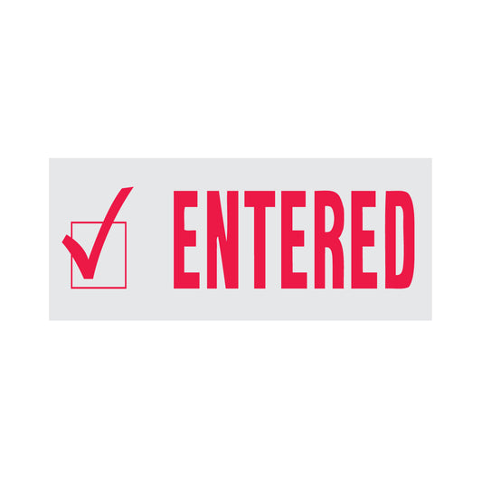 Entered Rubber Stamp