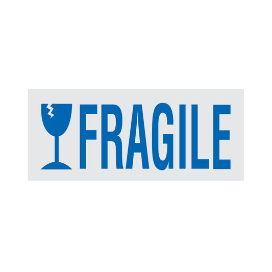 Fragile Rubber Stamp