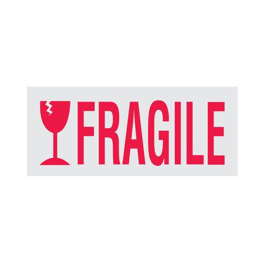 Fragile Rubber Stamp