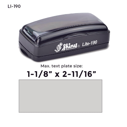 Shiny LI-190 Pre-Inked Stamp