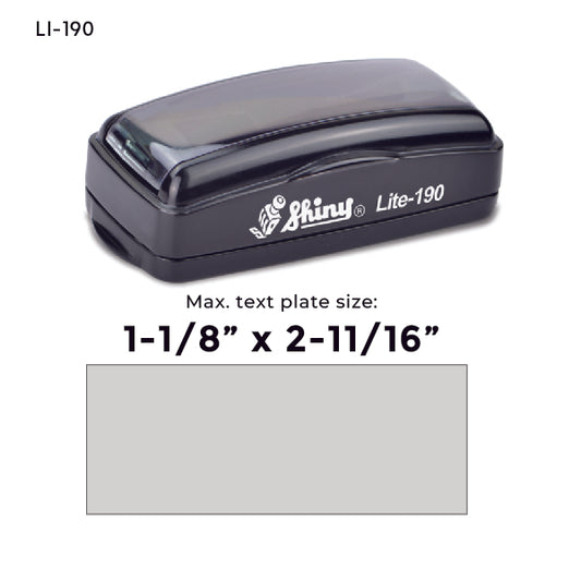 Shiny LI-190 Pre-Inked Stamp