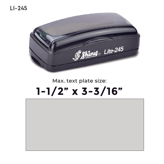 Shiny LI-245 Pre-Inked Stamp