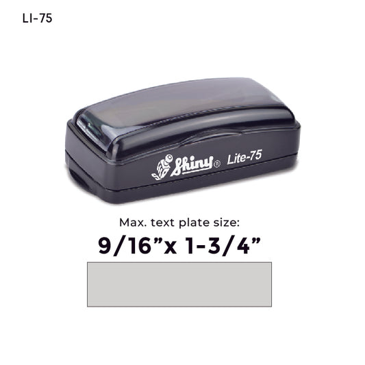 Shiny LI-75 Pre-Inked Stamp