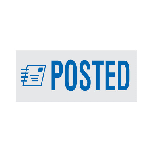 Posted Rubber Stamp