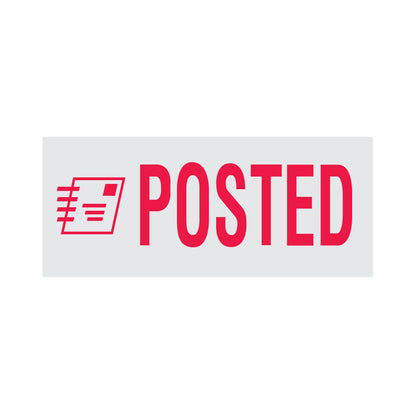 Posted Rubber Stamp