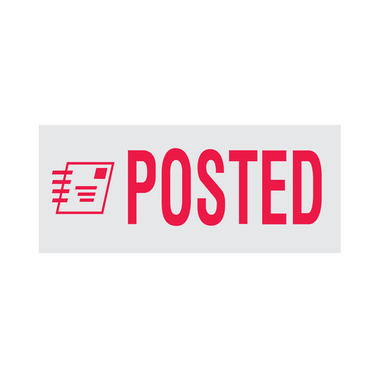 Posted Rubber Stamp