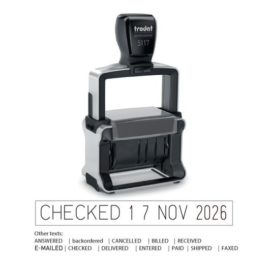 Trodat 5117 Self Inking Dater